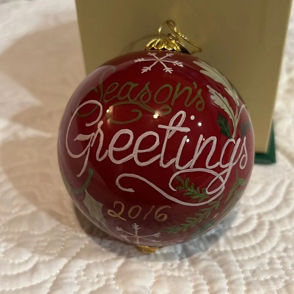 Pier 1 Li Bien Season’s Greetings 2016‎ ornament